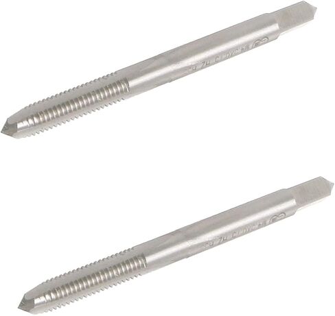 Aopin M4.5 x 0.75 Taper Hand Tap HSS Metric Female Thread High Speed Steel Hand/Machine Use Straight Flute Screw Tap, For Used To Make New Threads, Re-Thread Damaged And Jammed Threads 2 Pcs in Saudi Arabia