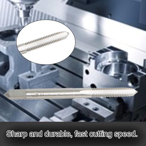 Aopin M4.5 x 0.75 Taper Hand Tap HSS Metric Female Thread High Speed Steel Hand/Machine Use Straight Flute Screw Tap, For Used To Make New Threads, Re-Thread Damaged And Jammed Threads 2 Pcs in Saudi Arabia