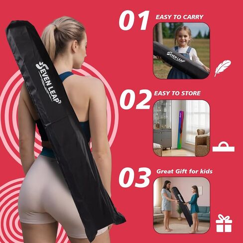 6ft/8ft Folding Balance Beam, Foldable Gymnastics Balance Beam Foam for Kids and Toddlers 3-12，Folding Beam with Non Slip Rubber Base, Gymnastics Equipment for Home Floor Training. in Saudi Arabia