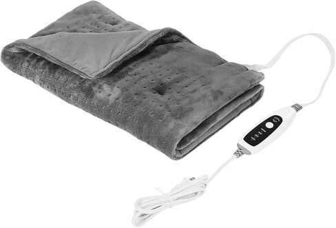 VEVOR Weighted Heating Pad, 17" x 33" Electric Heat Pad for Pain Relief, 6.8 lbs Electric Heating Pad with 4 Temperature Settings, 2-Hour Auto-Off, Weighted Heated Pad for Back Neck Shoulder Abdomen in Saudi Arabia