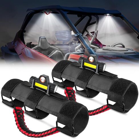 Nilight UTV Dome Light Universal 1.5"-2.0" Roll Bar Mount LED Interior Light Spot Flood Combo Beam LED Light for UTV ATV Can-Am Polaris RZR Dune Buggy Golf Cart Off-Road Vehicle Boat, 2 Years Warranty in Saudi Arabia