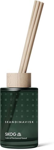 Skandinavisk Skog ‘Forest’ Scent Diffuser with 8 Scents, Lasts +3 Months, Scent Notes: Black Tea and Mint Leaves, Dried Apples and Baked Cinnamon, 3.38 fl. oz. in Kuwait