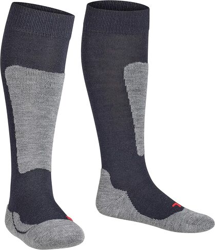 FALKE Unisex Kids Active Ski Socks, Mid Weight, Merino Wool, 1 Pair in Saudi Arabia
