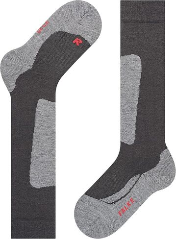 FALKE Unisex Kids Active Ski Socks, Mid Weight, Merino Wool, 1 Pair in Saudi Arabia