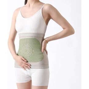 Self-Heating Winter Thermal Waist Belt Wormwood Wool Lumbar Menstrual Heating Fast Pad Portable Belly Wrap Waist Brace Support Back Pain Relief