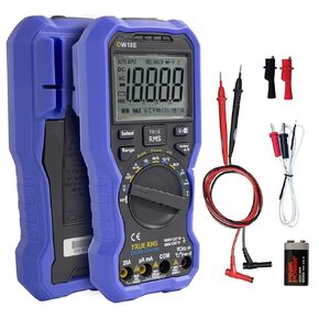 OWON OW18E Bluetooth Digital Multimeter, 20000 Counts True RMS Voltmeter, Auto-Ranging Current Amp Resistance Diodes Continuity, Data Logger, Thermometer, Offline Recording