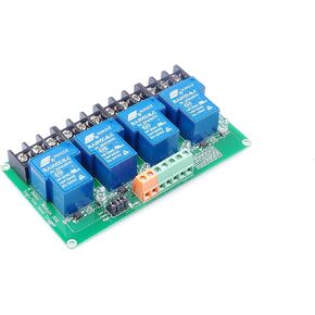 DC 12V 30A 1-Channel Relay Module High Low Level Trigger with Optocoupler Isolation Load DC 30V AC 250V 30A for PLC Automation Equipment Control, Industrial Control RED (2-CH, 12V)