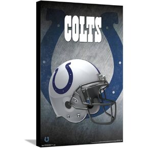 Trends International NFL Indianapolis Colts - Helmet 16 Canvas Wall Poster