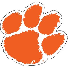 Craftique Clemson Tigers Magnet (ORG PAW Magnet (3",4",6",12",18"), 4 in)
