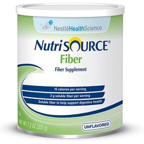 Nutrisource Fiber Supplement - 7.2 Oz Canisters (Powder) - Case of 4 - Nes97551Snd282100