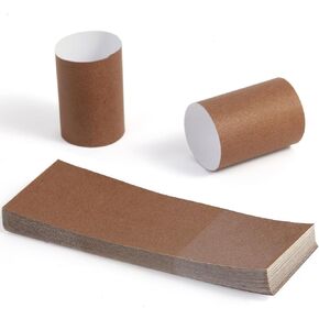 Brown Napkin Bands, Paper Napkin Rings Self Adhesive,Silverware Wraps Bands,Table Setup Wedding Event Party Supply,200 Pcs/Brown,NB-200-11Brown