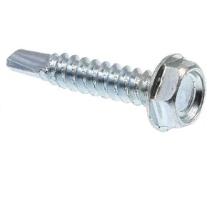 Prime-Line 9032447 Sheet Metal Screws, Self-Drilling, Indented Hex Washer Head, #10 (50 Pack)
