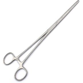 10" Straight HEMOSTAT CLAMP Stainless Steel Forceps