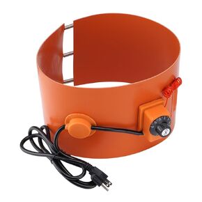 Metal Drum Heater Barrel Band for 55 Gallon Oil Drum, 1200 Watt 120 Volt, Temperature Controller Band Heater Pail Heater with Thermostat, 5 x 68.5 inches