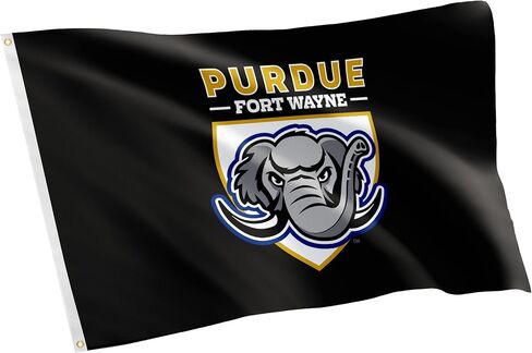 Desert Cactus Purdue University Fort Wayne Flag Mastodons Flags Banners 100% Polyester Indoor Outdoor 3x5 (Style 1) in Saudi Arabia
