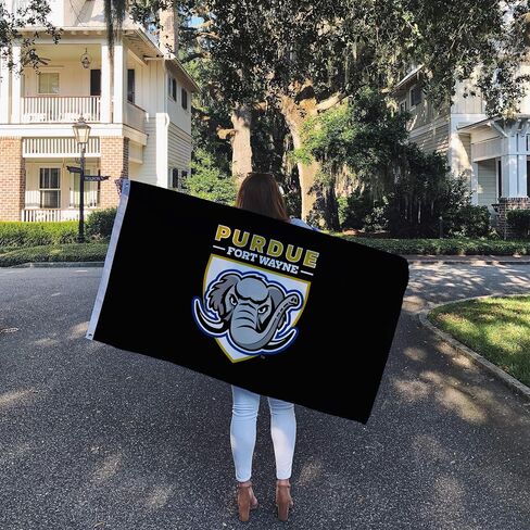 Desert Cactus Purdue University Fort Wayne Flag Mastodons Flags Banners 100% Polyester Indoor Outdoor 3x5 (Style 1) in Saudi Arabia