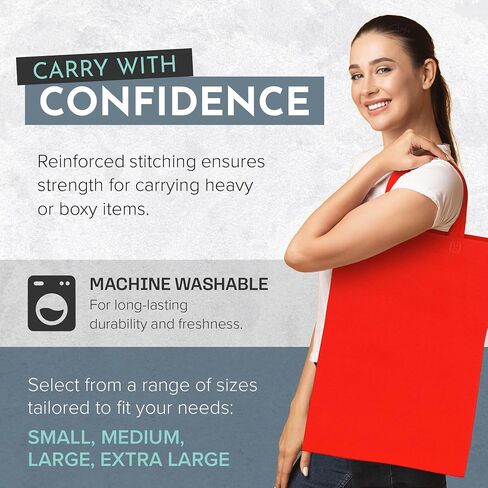 12-Pack Premium Quality Reusable Bags Foldable Non-Woven Fabric Shopping or Gift Totes in Saudi Arabia