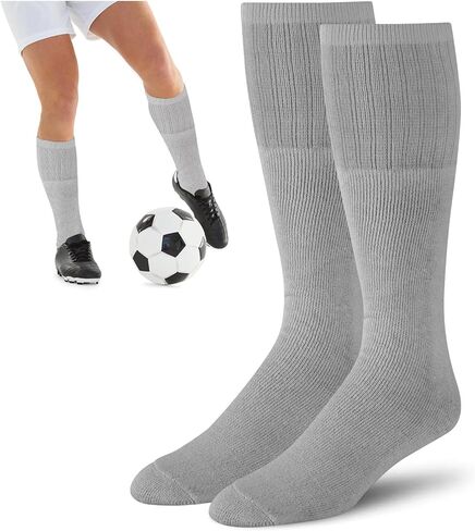 Women's Solid Tube Socks Over the Calf High 21" (6-Pair) Size 9-11 in Saudi Arabia