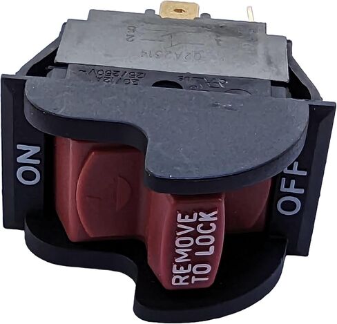 On-Off Toggle Switch for Hitachi Dewalt Rockwell Delta Reliant Performax Dayton Jet Craftsman OR90037 0R90037 Power Tools Planer Band Saw Drill Press Table Saw Grinder UL Listed in Saudi Arabia