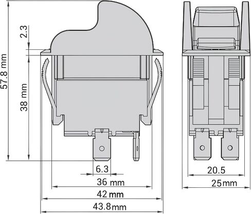 On-Off Toggle Switch for Hitachi Dewalt Rockwell Delta Reliant Performax Dayton Jet Craftsman OR90037 0R90037 Power Tools Planer Band Saw Drill Press Table Saw Grinder UL Listed in Saudi Arabia