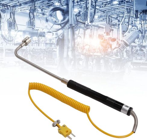 K Type Sensor Probes Metal HeadProbe, φ15mm Surface Temperature Probe Surface Thermocouple for Temperature Detection (Curved Shank Surface Thermocouple) in Saudi Arabia