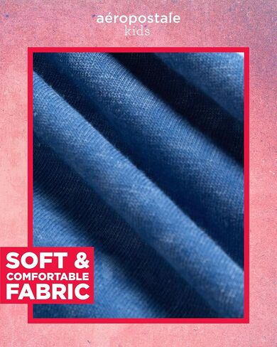 AEROPOSTALE Girls' T-Shirt - Kids Short Sleeve Applique Summer Shirt - Classic Crewneck Tees for Girls (4-16) in Kuwait