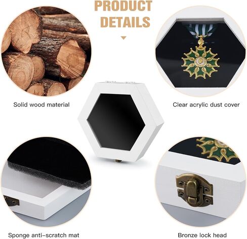 حافظة عرض ميدالية Bijun، علبة عرض ميدالية عسكرية، صندوق ظل شماعات لميداليات سباق الميداليات، عرض ميداليات رياضية، سباقات سبارتان، سباقات الماراثون (أسود 6 قطع) in Kuwait