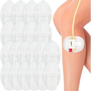 20PCSCatheter Stabilization Devices,Self-High Adhesive Catheter Supplies for Single/DoubleTube Holder Catheter Tape Fixation Device Strap Fixing Accessories,Comfortable Easy to Wear,Holding Strongly