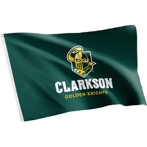 Desert Cactus Clarkson University Flag Golden Knights Banners 100% Polyester Indoor Outdoor 3x5 feet Flags (Style 1)