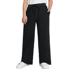 Weintee Women's Petite Wide Leg Sweatpants Petite Length