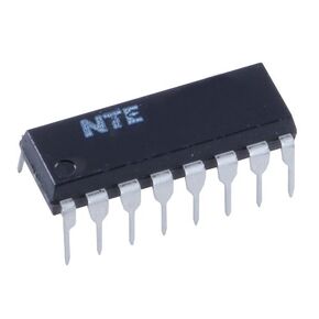 NTE Electronics NTE4026B Integrated Circuit CMOS Decade Counter/Divider, -0.5V-20V, 16-Lead DIP Package