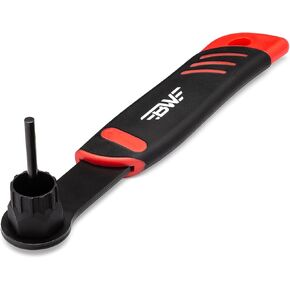 BW Bicycles Cassette Lockring Removal Tool with Handle by Includes Center Guide Pin – Compatible with Shimano, Suntour, Sunrace, Sram and Sram XD Cassettes