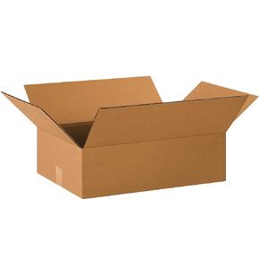 Ship Now Supply Shipping Boxes Flat 20"L x 14"W x 6"H, 25-Pack | Corrugated Cardboard Box for Packing, Moving and Storage