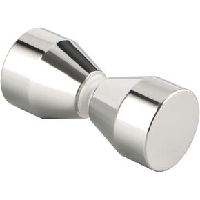 Alise Shower Glass Door Handle,Heavy Duty Sliding Shower Door Knob,Double Side Pull Hardware Replacement Parts,Solid SUS304 Stainless Steel Brushed Knobs,XLS300SB-LS