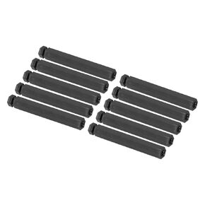 PATIKIL M4 Nylon Hex Standoff Screws Nuts, 1Set/40Pack PCB Male Female Threaded Kit for Motherboards, Computer Cases, Circuit Boards, Electronics (50mm+5mm, Black)