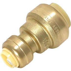 1 PIECE XFITTING 1/2" X 1/4" PUSH FIT REDUCING COUPLING