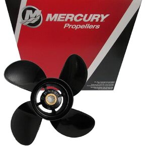 MERCURY New OEM Spitfire 4 Blade Prop 9.3x9.5 Propeller 48-8M8026650 25hp, 30hp