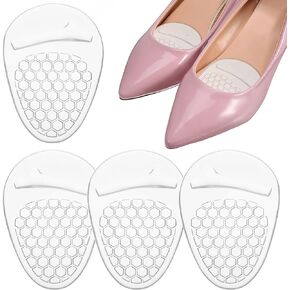 FOMIYES 2 Pairs High Heel Pads Metatarsal Pads, Shoe Insert Pads, Shock Absorbing Pads, Ball of Foot Cushions Women, Cushions Relief and Comfort, Weight Shifting and Shock Absorbing in Shoes