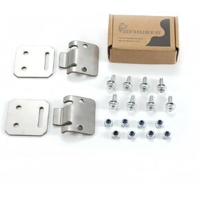 2 Pair Golf Cart Seat Hinge Set for Club Cars DS Electric/Gas (1979-up) - Replaces OEM 1011652 1012412