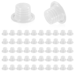 Universal Faucet Leak Proof Sealing Gasket in Silicone Material,Water Pipe Silicone Rubber Hose Gasket Washers, Outdoor Faucet Repair Kit 50Pcs-White