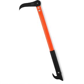 23.6" Pickaroon Hookaroon, Pickaroon Logging Tool with Lightweight Anti-Slip Hook Handle for Lifting, Dragging, and Stacking Logs, Lightweight Logging Tools