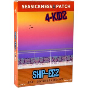 Ship-EEZ Sea Sickness Patch for Cruising Kids Ages 3 and up 100% All Natural