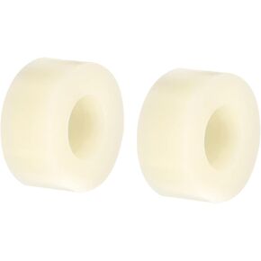 PATIKIL M5 Round Spacer Washer, 12 Pack Nylon 5.3mm ID x 11mm OD x 5mm L for M5 Screws Block 3D Printer TV Wall Mounting Electrical Outlet, Beige