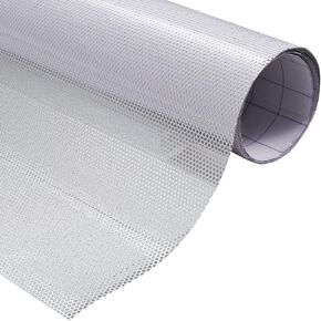 Blueshyhall 4 Ft x 11.8 Inch One Way Perforated Window Vinyl Privacy Wrap Film Roll Decal Sheet DIY Air-Release Adhesive Sticker, Room Privacy Window Sticker, White
