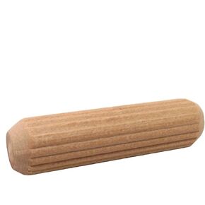 دبابيس أوتاد خشبية مخددة مقاس 1/4 بوصة × 1 بوصة من Pinehurst Crafts، رائعة للأثاث والخزائن ومشروعات الحرف اليدوية، عبوة من 50 قطعة in Kuwait