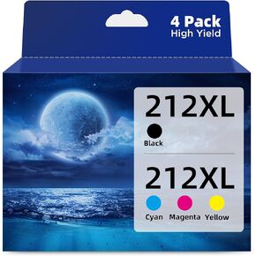 232 232XL Ink Cartridges Combo Pack Replacement for Epson 232 232 XL Ink Cartridges High Yield use to Epson XP-4200 XP-4205 Workforce WF-2930 WF-2950 Printer (Black, Cyan, Magenta, Yellow, 4-Pack)