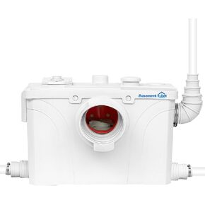 700W Macerator Pump for Macerating Toilet Upflush Toilet System Macerator Sewerage Pump with 4 Water Inlets for Toilet Kitchen Sink Darin Laundry Machine Disposal Macerating Toilet