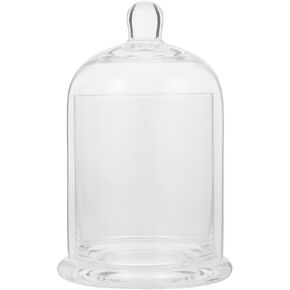Decorative Glass Hurricane Candle Holder: Clear Candle Holders for Pillar Candles Boho Candle Holders for Table Centerpiece Candle Plate for Dining Room Decoration
