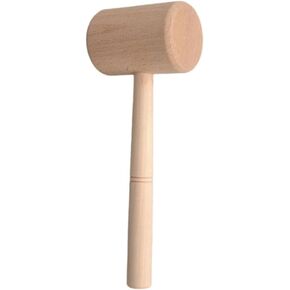TEHAUX Wooden Hammer, Punching Hammer Wood Hammer Leather Carving Manual Woodworking Carving High Hardness Mallet Woodworking Hand Tool for Wood Carving