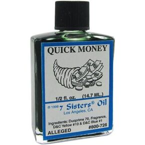7 Sisters of New Orleans Perfumed Anointing Oil - Quick Money 1/2oz